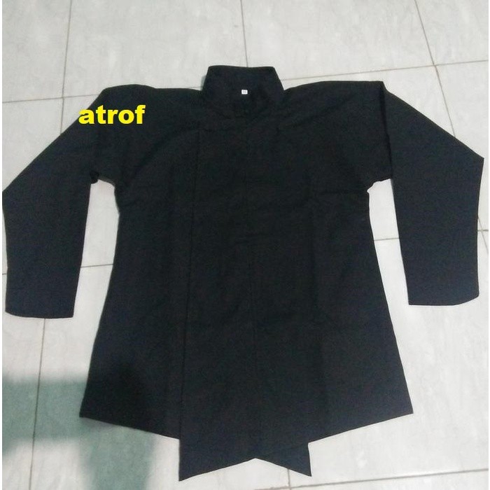 Baju Surjan Hitam Polos Pria Dewasa - pakaian adat