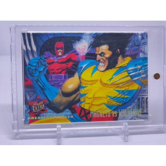 ORIGINAL Kartu Marvel Greatest Battle Wolverine vs Magneto - VERY RARE