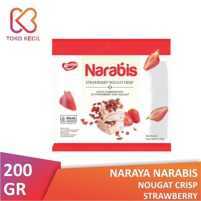 

Naraya Narabis Strawberry Nougat Crisp 200gr