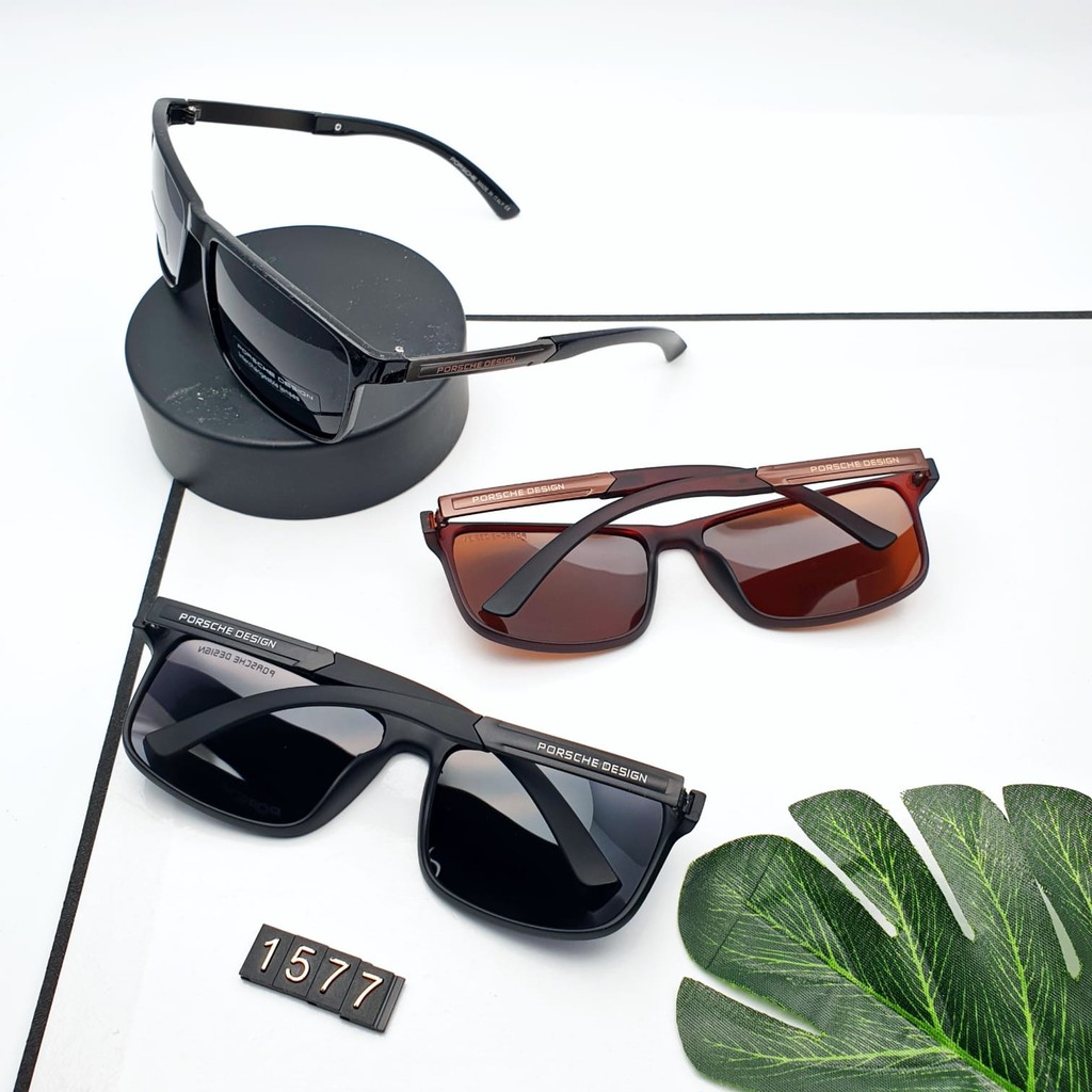 Kacamata Gaya  Sunglass Pria Polaris Porsche 1577 - Kacamata Hitam Gaya Pria