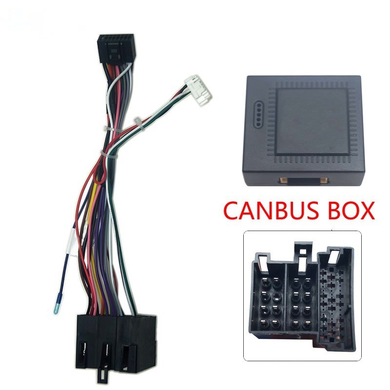 Car Audio 16PIN Android Power Cable Adapter With Canbus Box For Lifan X50 X60 Stereo Wiring Harness 
