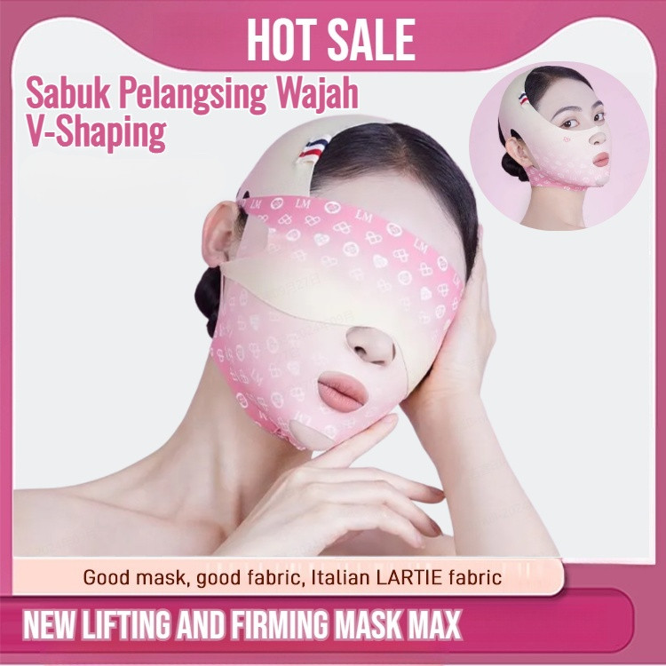 ⭐【Beli 1 gratis 1/Pengiriman 24 jam】New Sabuk Pelangsing Wajah V-Shaping/Facial Slimming Bandage Tig