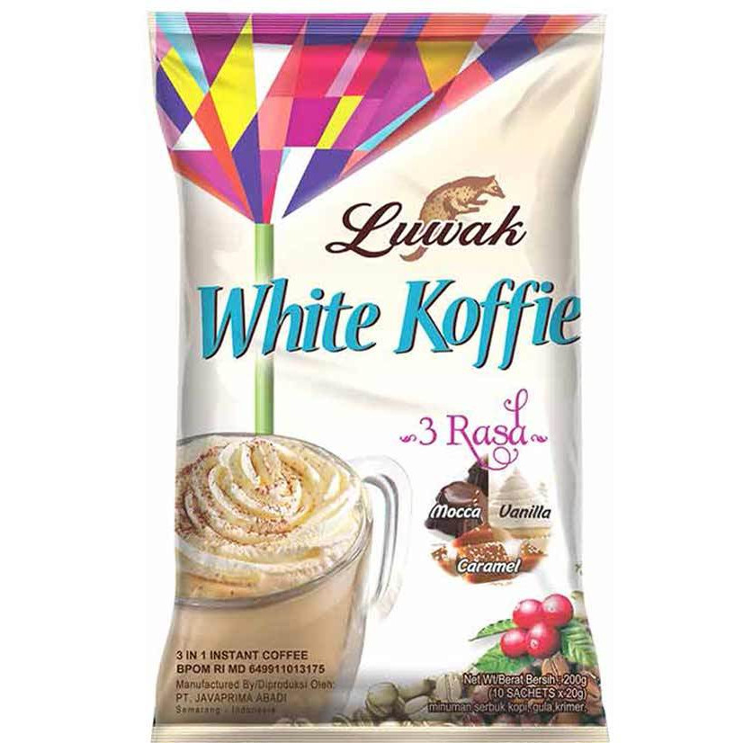 

Luwak White Koffie 3 Rasa ( 10 Sachet X 20 Gram )