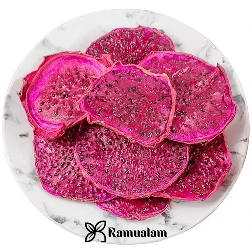 

Freeze Dried Red Dragon Fruit Slice / Buah Naga Merah Kering - 10 gram / 60 gram