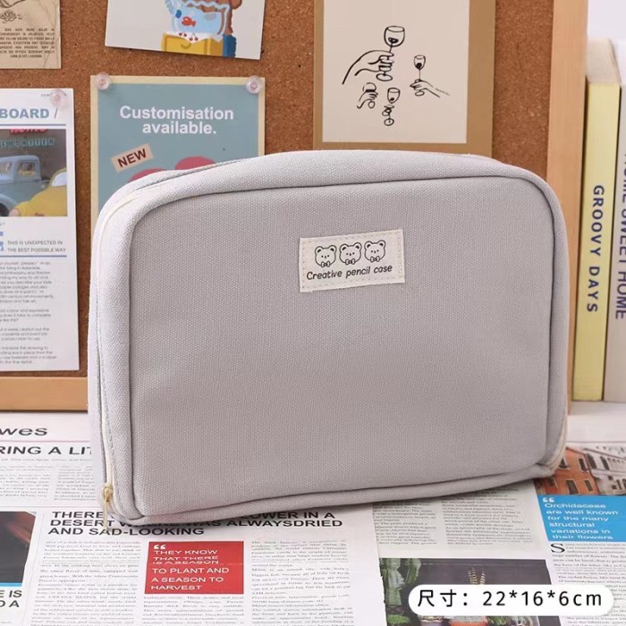 

Best[Promo] Tempat kotak pensil anak Creative multifungsi / perlengkapan kantor - Abuabu