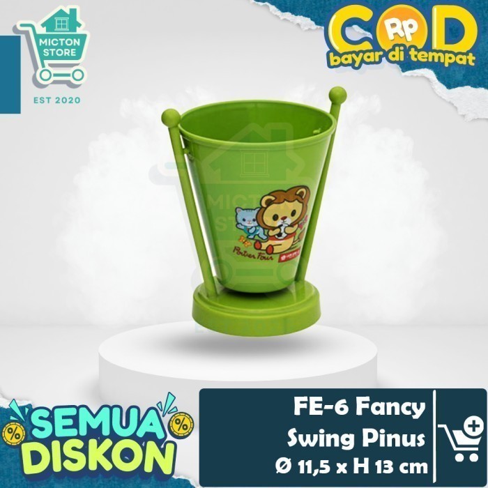 

BEZTON Lion Star FE-6 Fancy Swing Pinus Tempat Pensil Pulpen Pen Spidol Staples ATK Sampah Mini Boxy LS LionStar Plastik Berkualitas Murah Tahan Lama Anti Pecah Kontainer Toples Penyimpanan Dapur Rumah Wadah Tempat Kotak Botol Keranjang Peralatan Makan