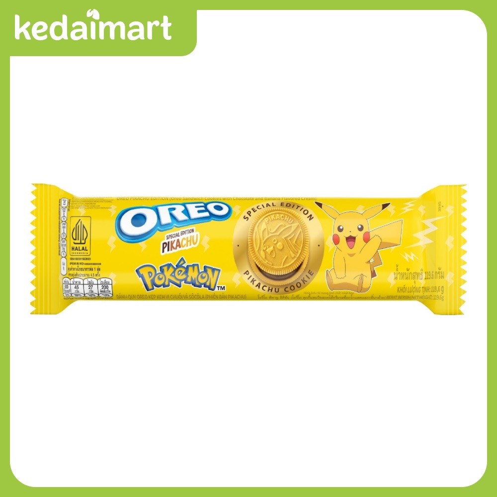 

Oreo Biskuit Chocolate Banana Pokemon 119.6 Gram