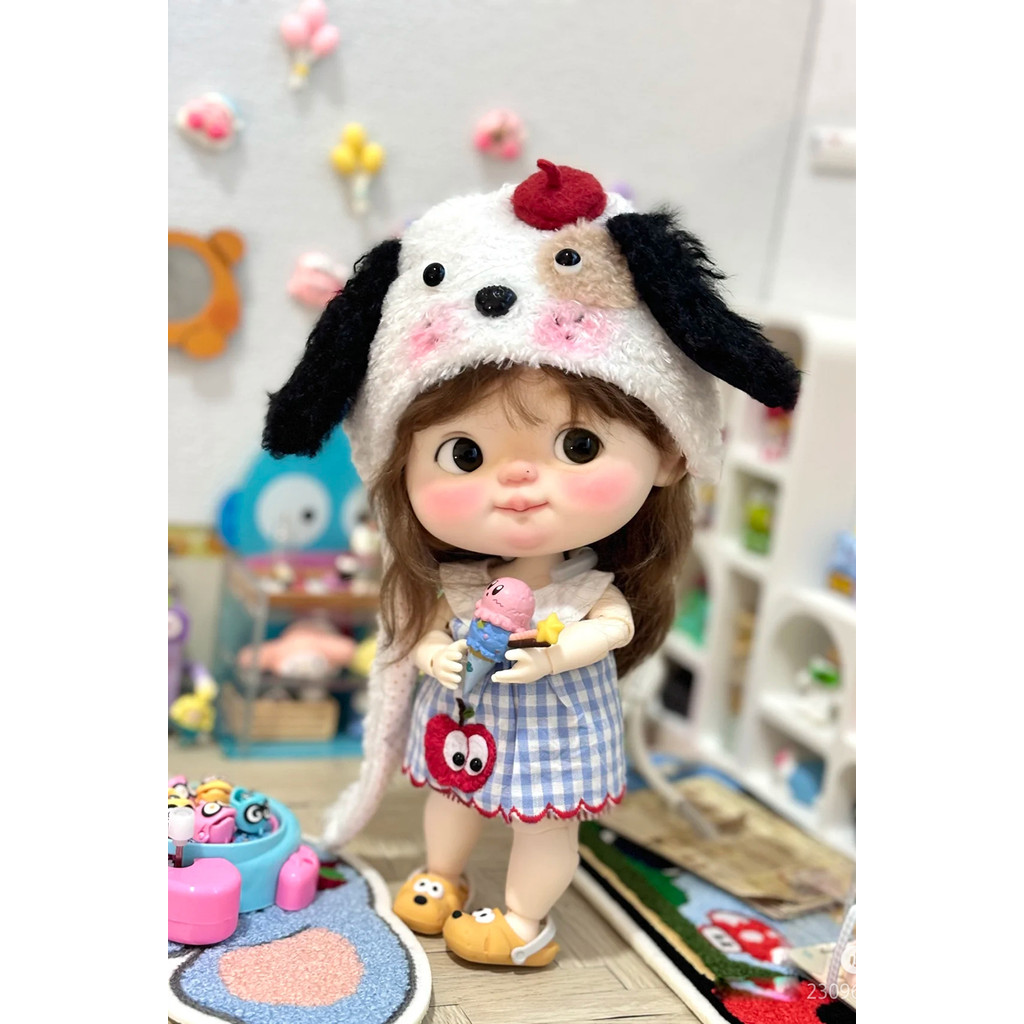 2024 New BJD 1/6 naituanzi Qbaby Big head Resin Doll Fashion Doll