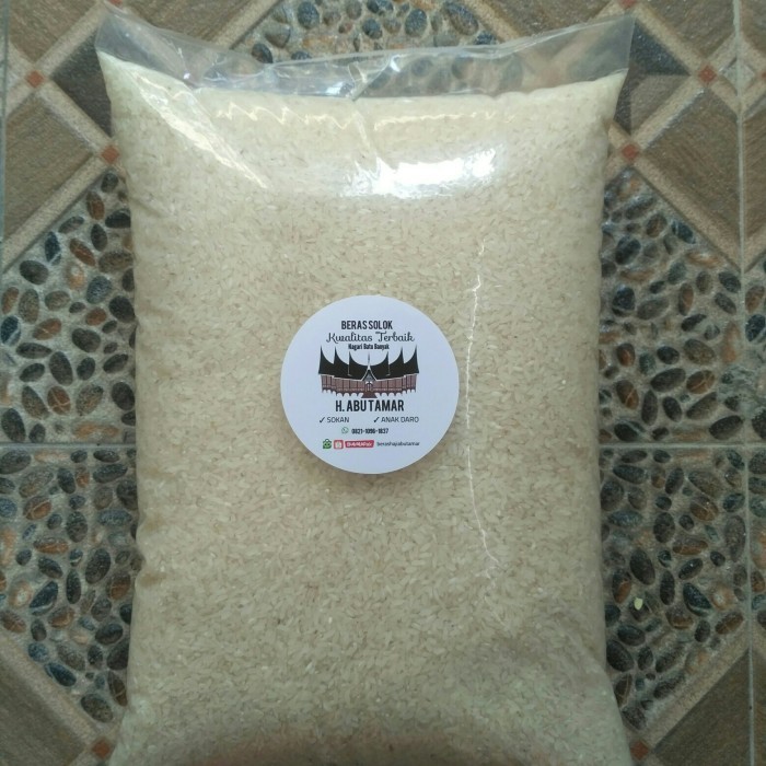 

Beras Solok Asli 5kg - Haji Abu Tamar - Beras Sokan/ Cisokan Super 5Kg