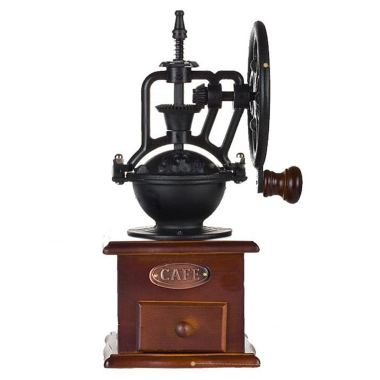 ALOCS Penggiling Kopi Manual Kayu - Pengaturan Halus