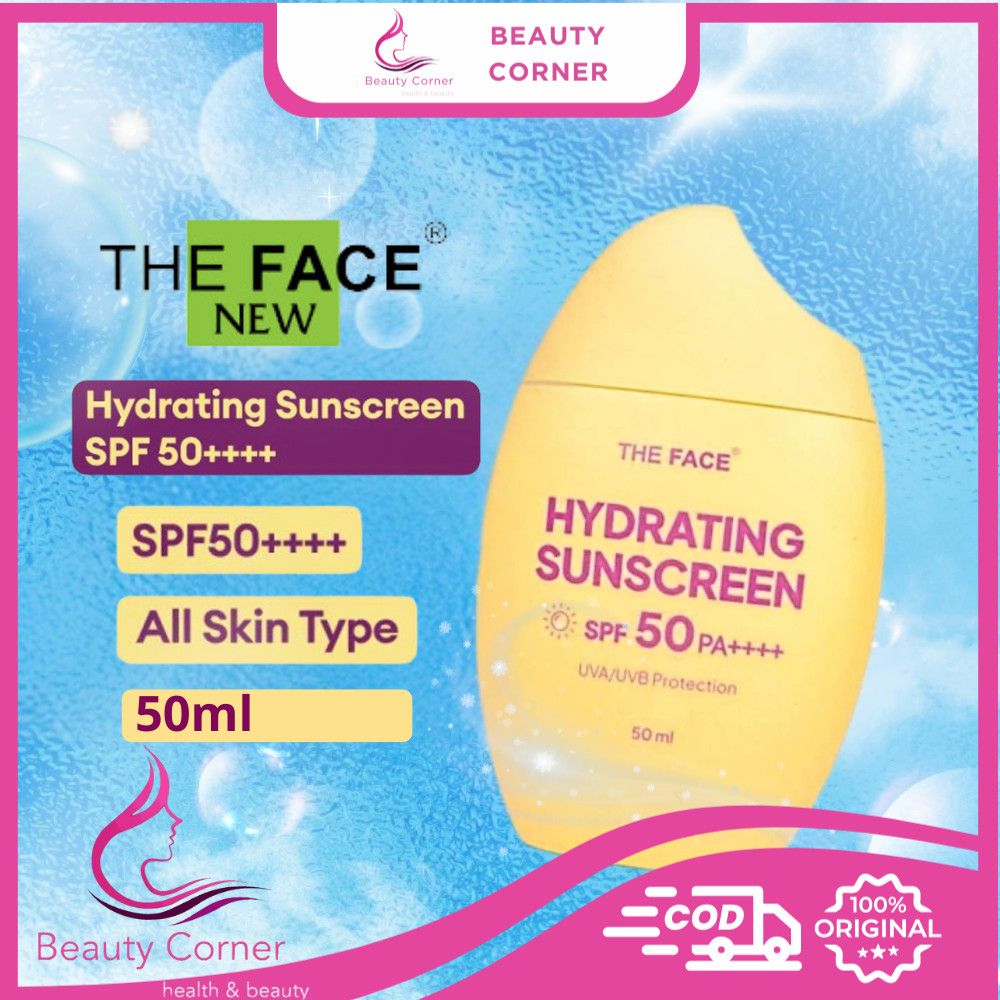 The Face Hydrating Sunscreen SPF 50 PA ++++ - 50ml