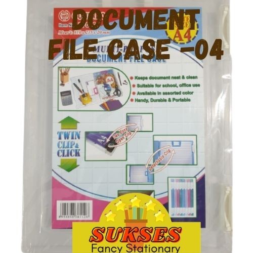 Gunindo File Case  Tempat File Dfc 004 A4 Dgn 2 Clip