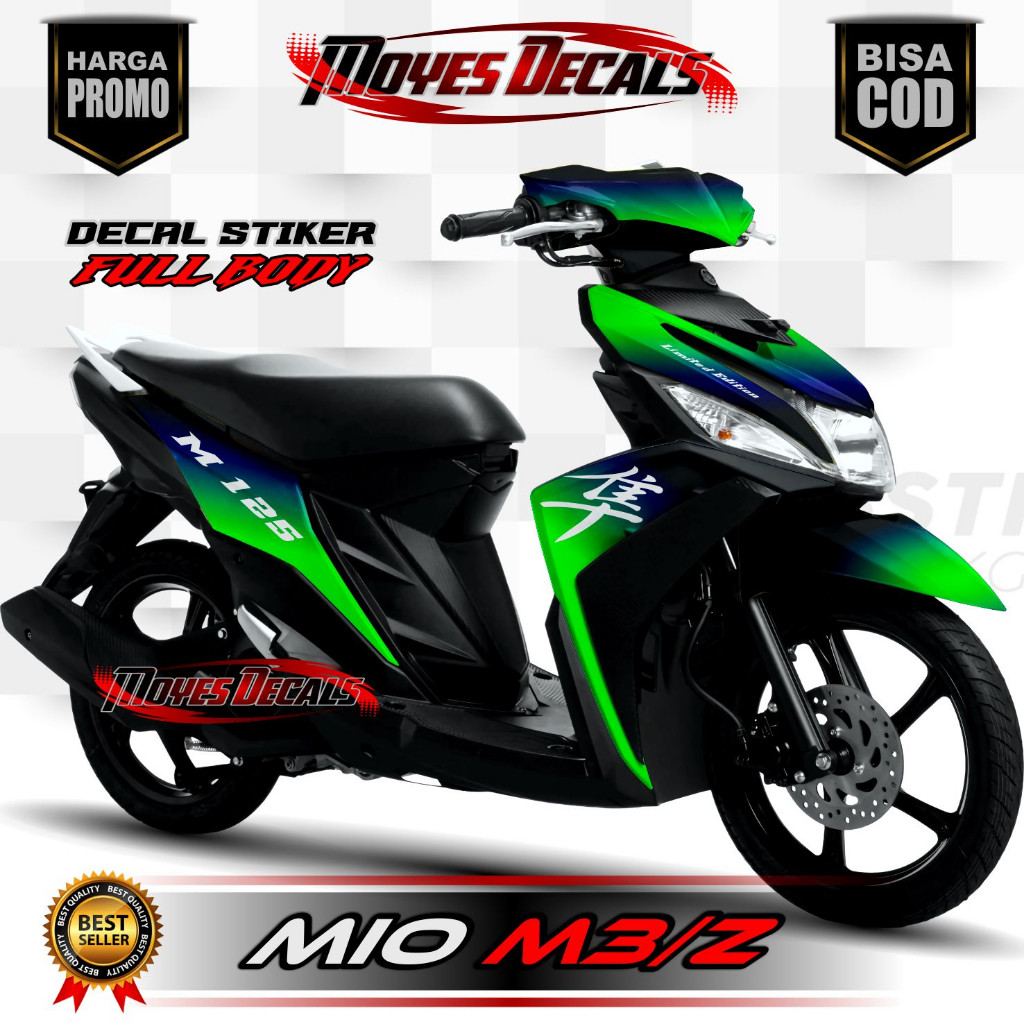 Decal Mio M3 - Mio Z Stiker fullbody motif 2 Warna