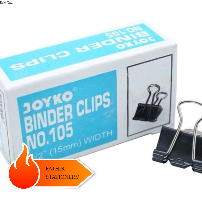

Penjepit Kertas/Binder Klip/Binder Clip No.105 Joyko