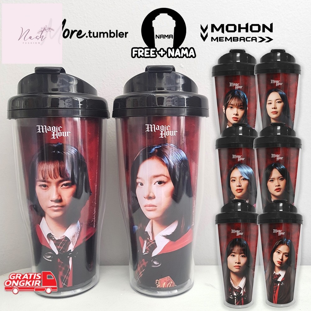 Tumbler Bagus Tumbler JKT48 MAGIC HOUR / merchandise JKT 48 Botol minum / type P