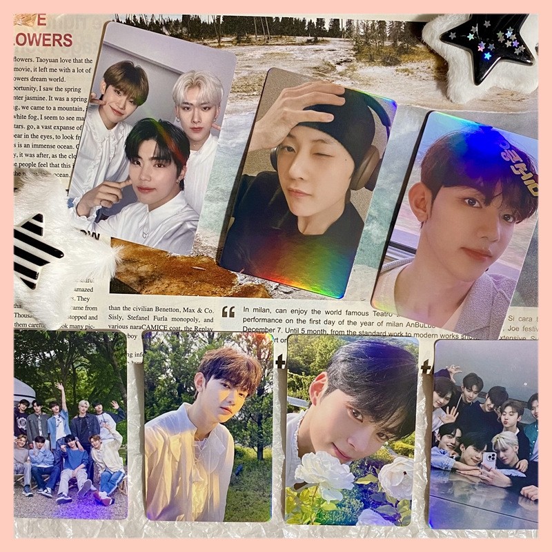 (50 -55 LEMBAR) Photocard HOLOGRAM Kpop Korea Band Top Artist Lomocard Blackpink Enhypen ATEEZ Aespa