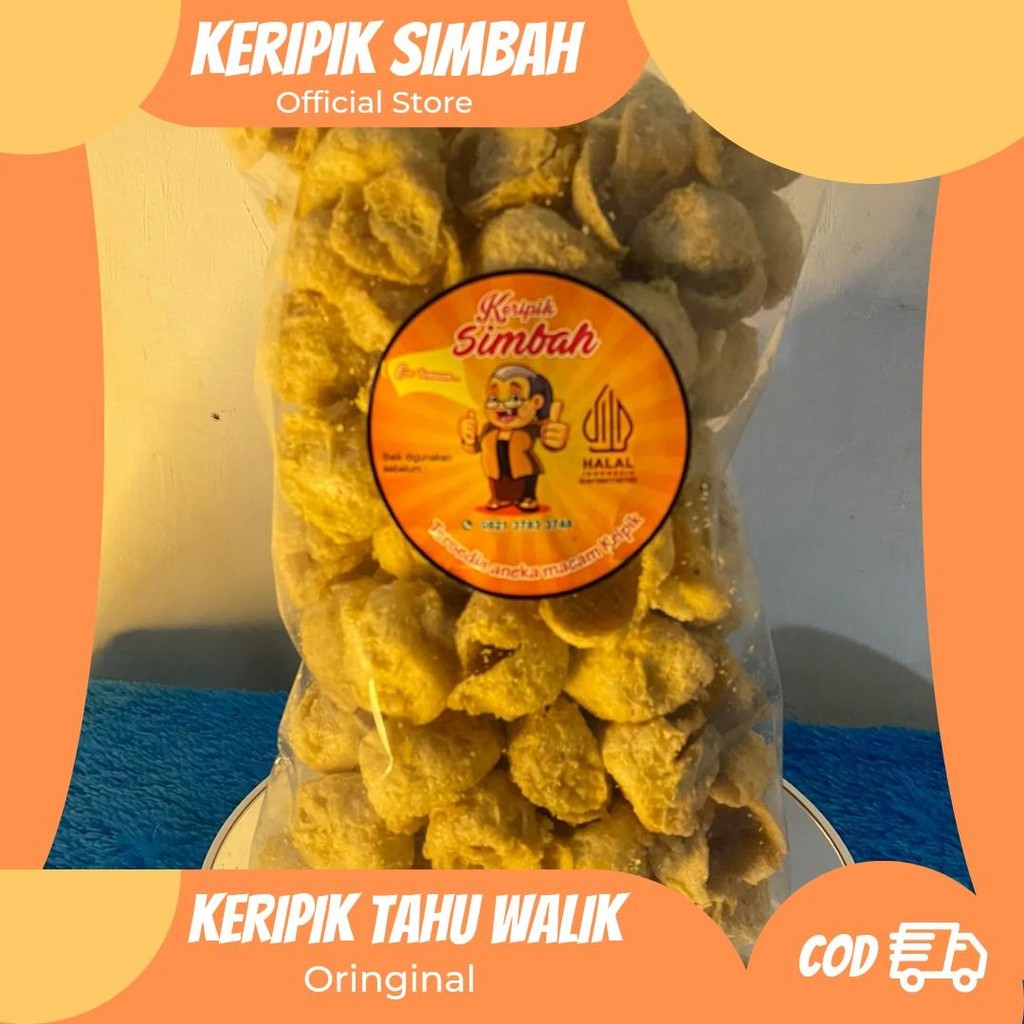 

Keripik Tahu Walik Bulat Organik Rendah lemak Camilan Snack Food Kripik Cemilan