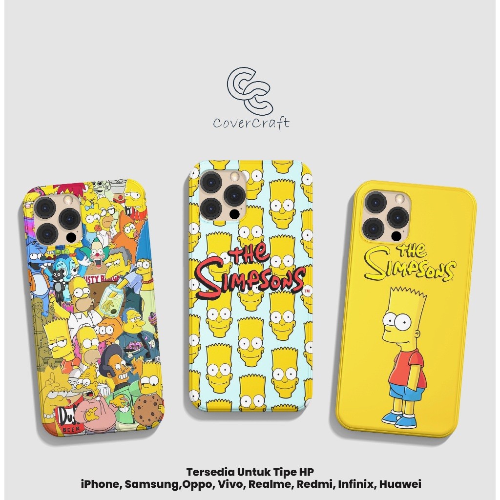 Covercraft The Simpsons painting Soft Case / Case ALL TYPE (Bisa semua tipe hp)