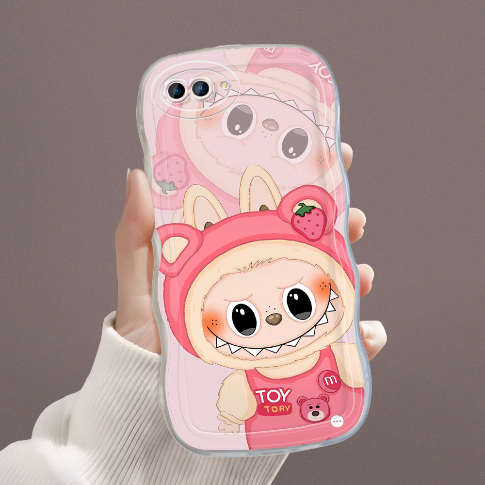 OPPO A3S A12E Case Softcase Casing Hp Kesing Soft Kondom Hp Kartun Lucu Cassing Cute Lotso Labubu 46