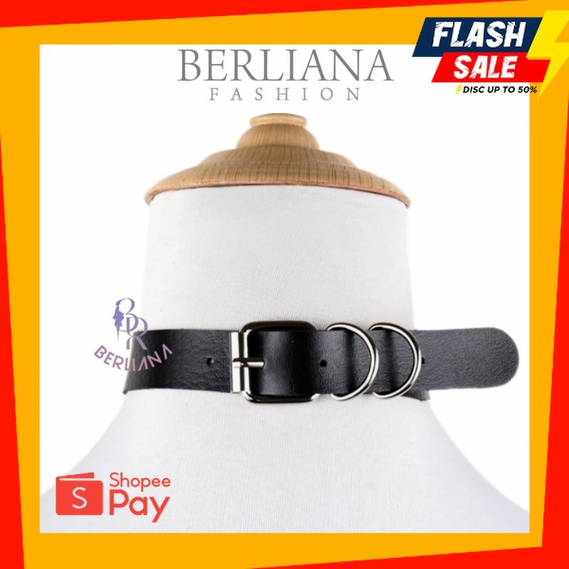 HALOWEEN 10.10 |  CHOKER BELT WITH RING GOTHIC/ GRUNGE/ PUNK - KALUNG GESPER