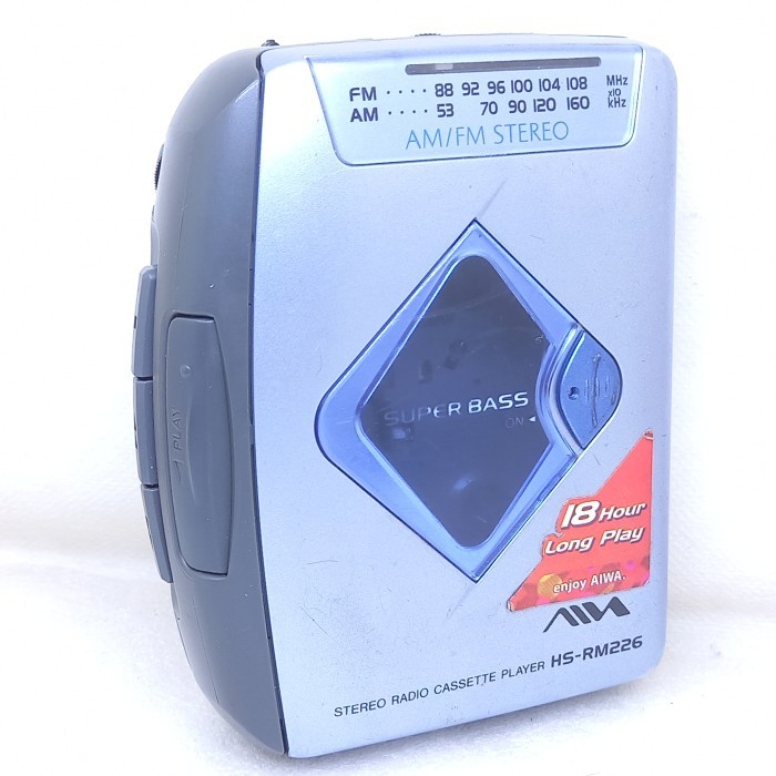 walkman Aiwa HS-RM226 tape player kaset pita radio fm am mini portable