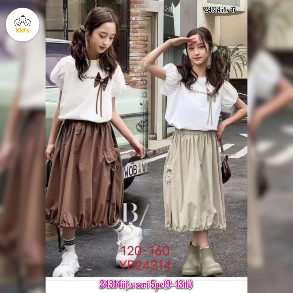 Setelan Anak Cewek Korea Import STL 24314