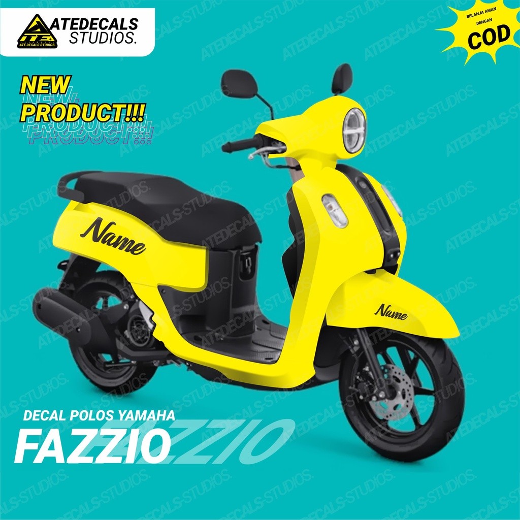 DECAL POLOS YAMAHA FAZZIO / STICKER FAZZIO / FAZZIO FULL BODY BISA CUSTOM
