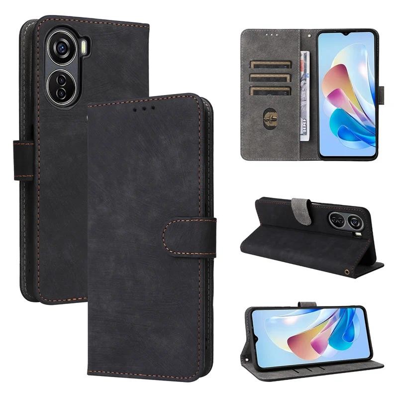 New Phone casing ZTE Blade V41 Vita Wallet cover High-grade fleece canvas Magnetic Suction Car Slot 