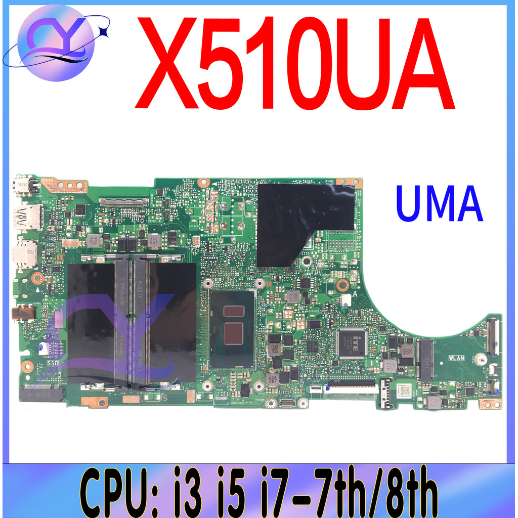 X510UNR Mainboard For ASUS X510UF X510UA X510UQ S5100UR S5100U Laptop Motherboard i3 i5 i7-6th/7th 9