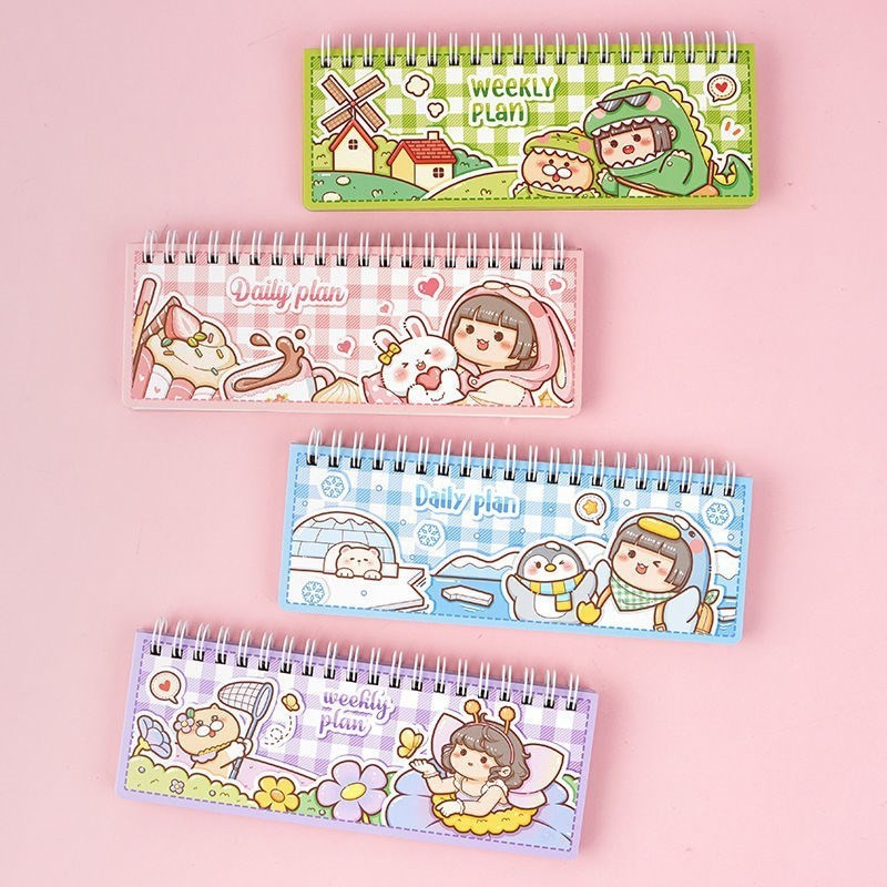 

[COD] 2025 Diary Buku Aesthetic Planner Buku Catatan Jurnal Notebook Weeks Agenda Student Daily Weekly Schedules Stationery Office School Supplies