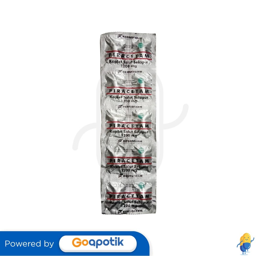 Piracetam Bernofarm 1200 Mg Strip 10 Kaplet