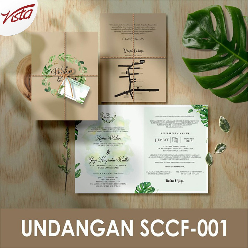 Blangko  griya sccf-001    banjarmasin  Wedding Invitation