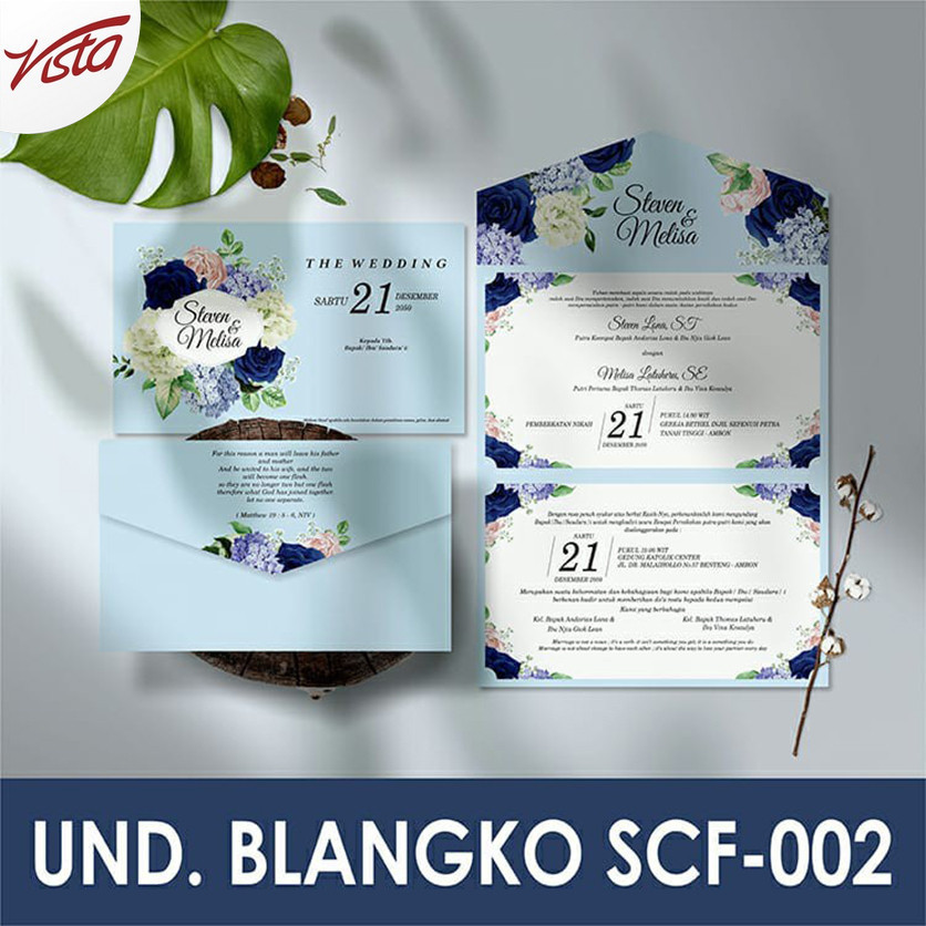 Blangko  Griya scf-002  Wedding Invitation