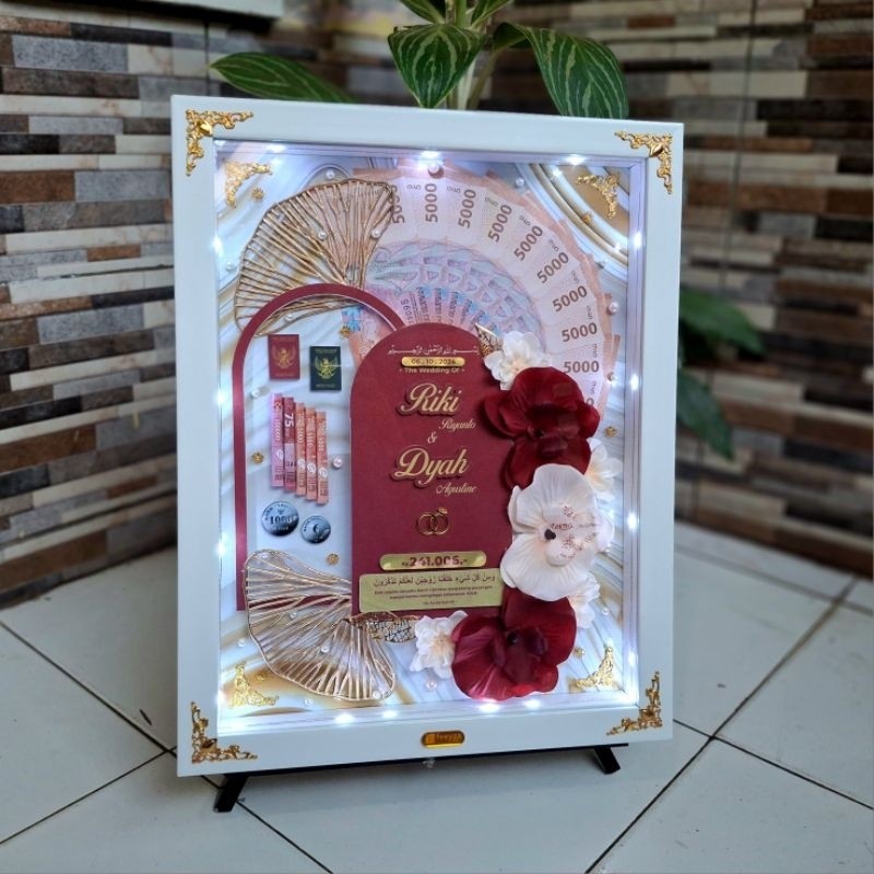 MAHAR UANG TERLARIS Simbolis MAHAR PERNIKAHAN MINIMALIS / CUSTOM / ukuran 12R