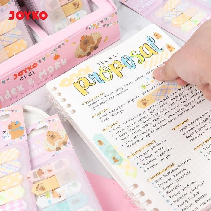 

TERLARIS! Index Memo Capybara / Penanda Pembatas IM-82 Plastik - Alat Tulis Senang