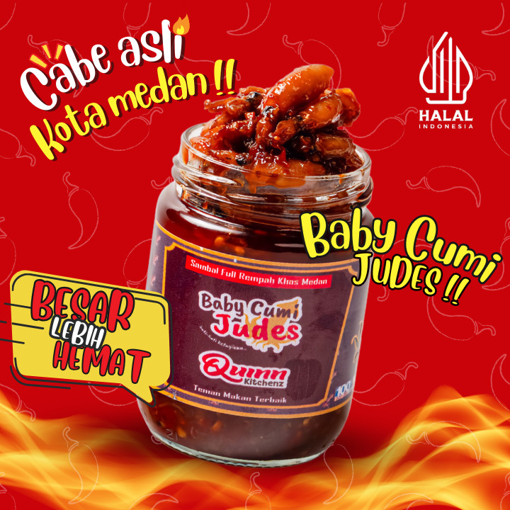 

QUINN of Spicy Baby Cumi Judes - Sambal Pedas by Kitchen Medan