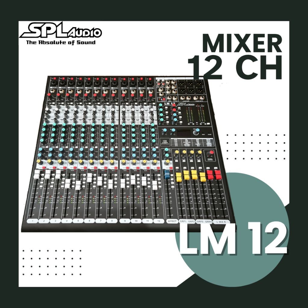 SPL Audio Mixer 12 Channel Tipe LM 12