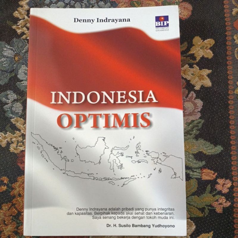 buku original karya Denny Indrayana Indonesia optimis