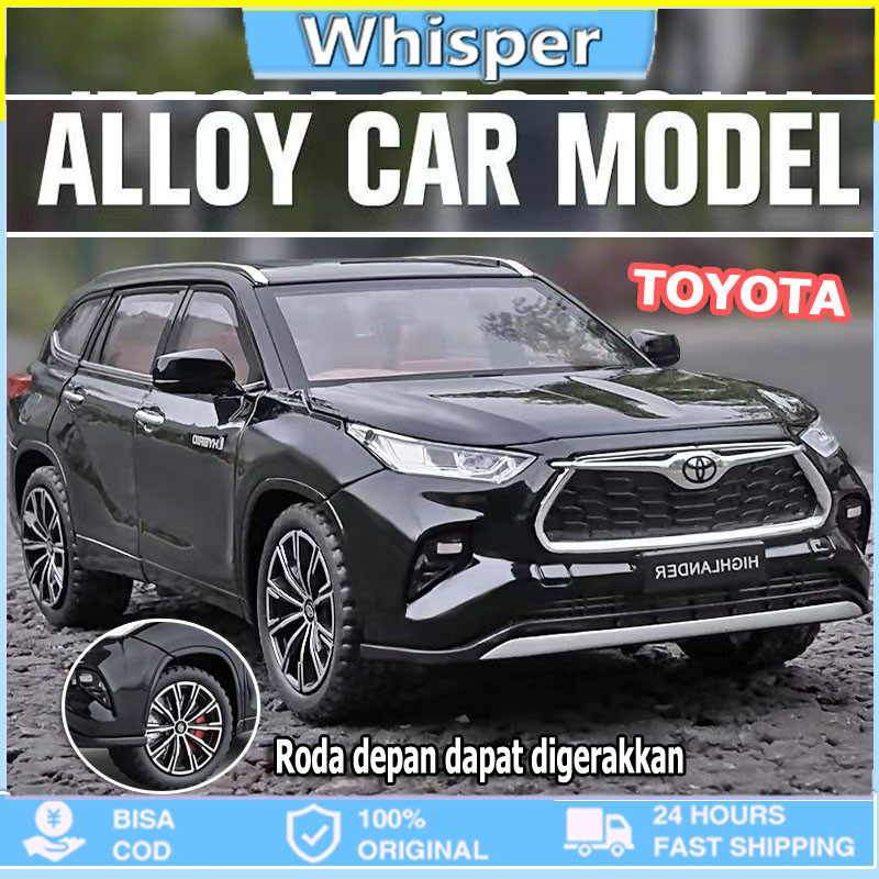 Seri Hadiah Mini Toyota Premium 1:24 Skala Die-cast Toyota Bajo / Innova Zenix Mainan Mobil Mainan M