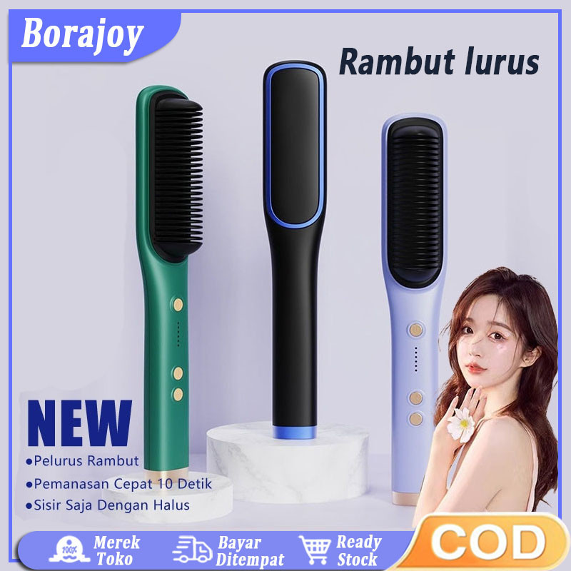 

SISIR PELURUS RAMBUT / CATOKAN SISIR LURUS DAN KERITING LISTRIK / HAIR STRAIGHTENER CURLER 2 IN 1