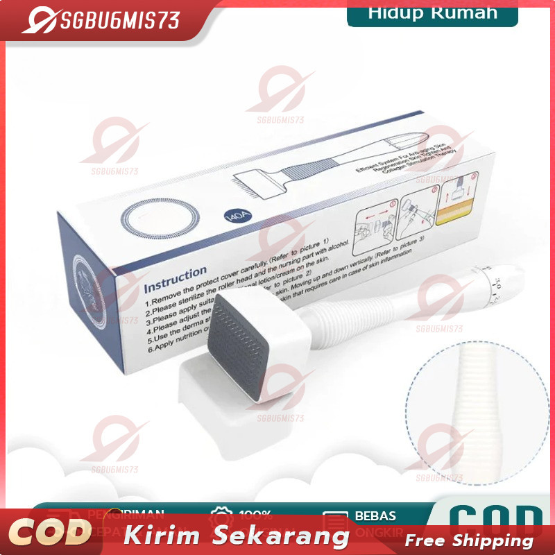 GARANSI 1 TAHUN Derma stamp adjustable Derma stamp 0.5 1.5 MM Derma Roller Stamp DRS140A Anti-Aging 