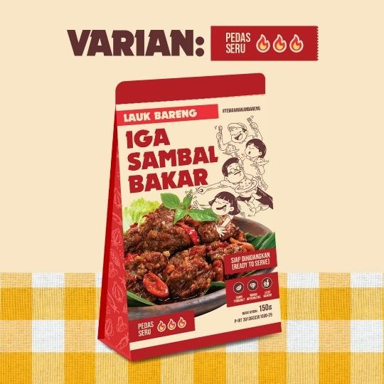 

LAUK BARENG IGA SAMBAL BAKAR - Makanan Lauk Instant