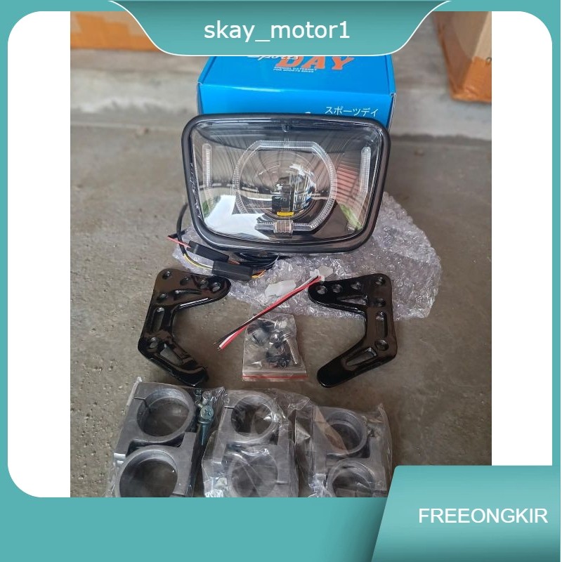 Lampu Biled Daymaker RX King Oval Biled Matrix Original CR7 Headlamp Biled RX KING Set Batok Oval