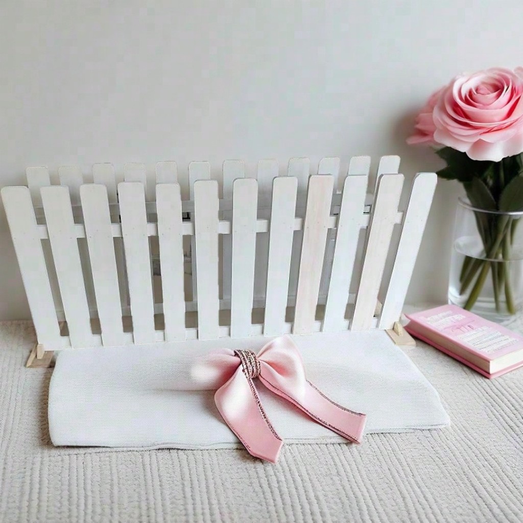 PAGAR KAYU PAGAR TERAS RUMAH TAMAN DAN PENYEKAT RUANGAN 150 Cm Full Putih