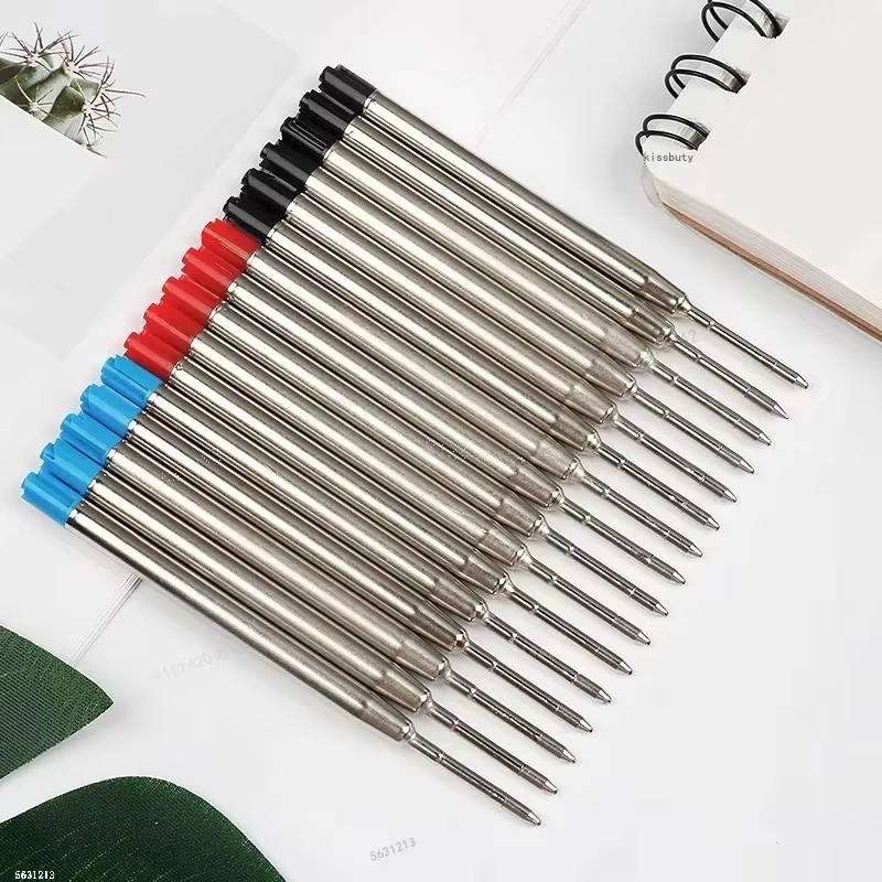 

5/10/20/30/40Pcs In Ballpoint Pen Refills for Parker Pens Medium Point blue Black Ink Rods for Writing Office Stationery