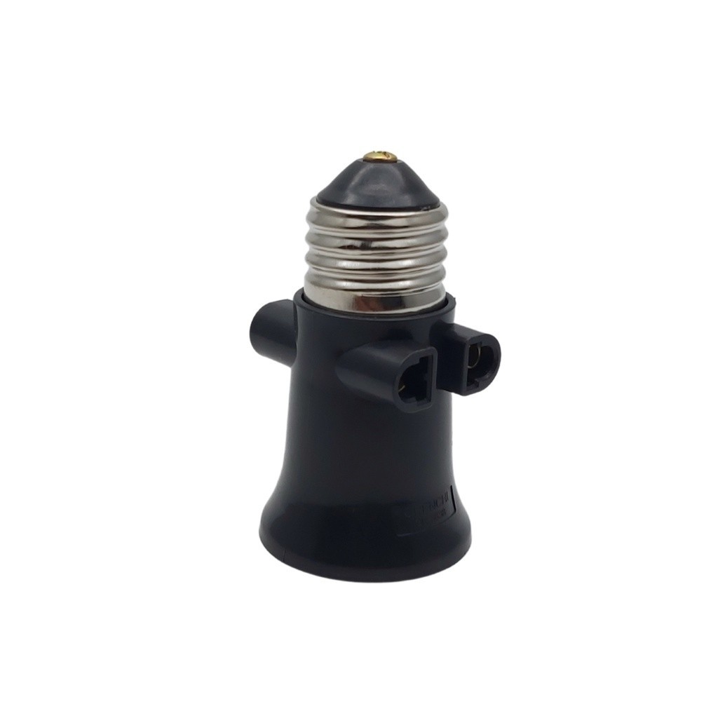 [LISTRIK] Fitting Kombinasi MURAH Fitting Lampu 2 Colokan |FITING T