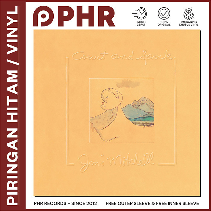 Vinyl JONI MITCHELL - Court and Spark [Piringan Hitam/LP/PH]