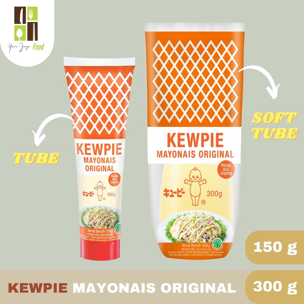 

Kewpie Mayonaise Original Tube Salad Dressing [150g/300g]