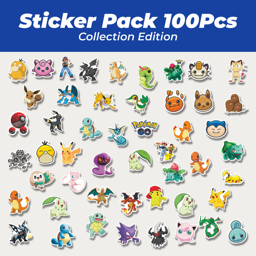 

Hot Sticker Kartun Pokemon Sticker Lucu Anti Air Stikers Berperekat Waterproof Sticker Decal Buat Motor Helm Buku Journal Koper Casing HP Laptop Botol Minum