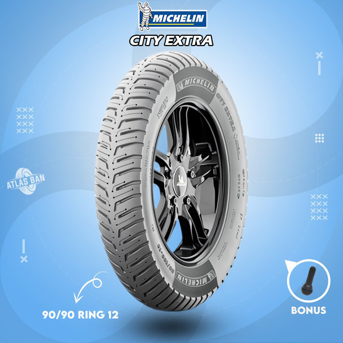 Ban Motor MICHELIN CITY EXTRA 90/90 Ring 12 Tubeless